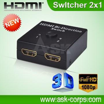 2 way HDMI switcher box